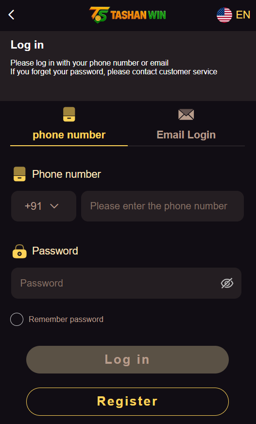 Getting Started: The Tashan win Login Process